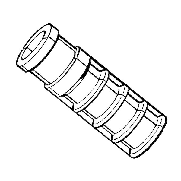 Midwest Fastener Long Lag Shield, 3/4" Dia, Alloy Steel Zinc Plated, 15 PK 54852 - main